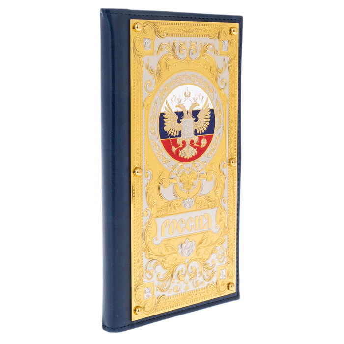 The "Coat of Arms of the Russian Federation" Zlatoust business card holder