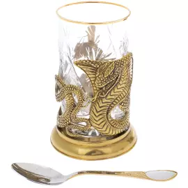 Набор подстаканников "Змея" на 2 персоны