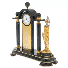 Fireplace clock "Themis" Zlatoust
