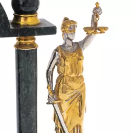 Fireplace clock "Themis" Zlatoust