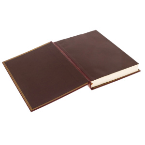 Leather-bound book "The Book of Kagal" in a