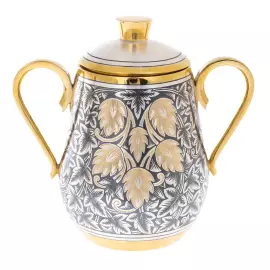 Кофейный набор из серебра "Хмель" на 2 персоны