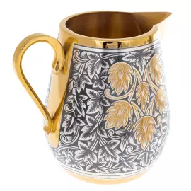 Gift coffee set made of silver "Hop" for 2 persons