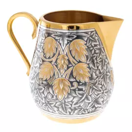 Gift coffee set made of silver "Hop" for 2 persons