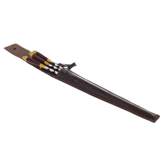 A set of skewers in the Tiger's Grin quiver