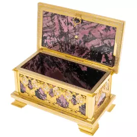 Rhodonite casket "Treasury" Zlatoust