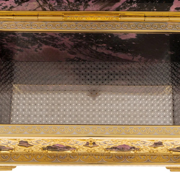 Rhodonite casket "Treasury" Zlatoust