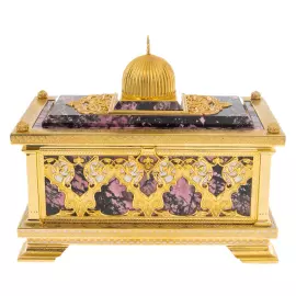 Rhodonite casket "Treasury" Zlatoust