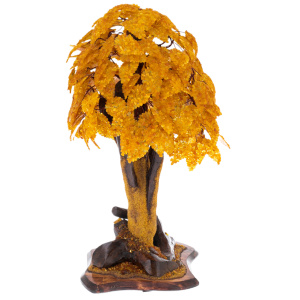 Souvenir made of amber "Tree of Happiness. Amber glow"