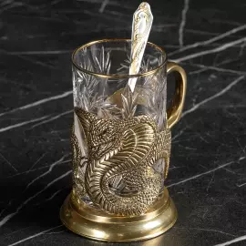 Набор подстаканников "Змея" на 2 персоны