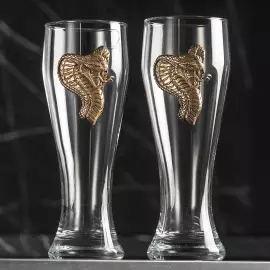 Набор бокалов для пива "Голова Кобры" на 2 персоны