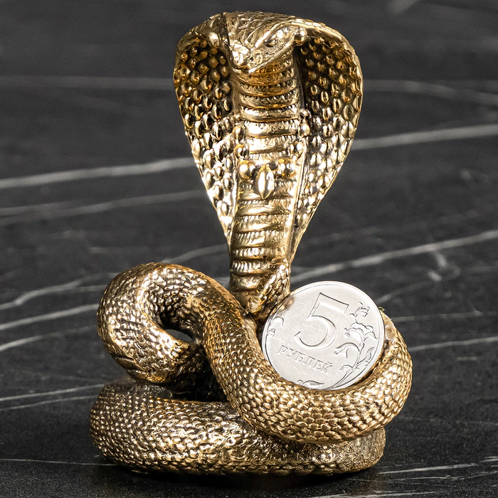 Set of figurines "Snakes with coins" 2 pcs.