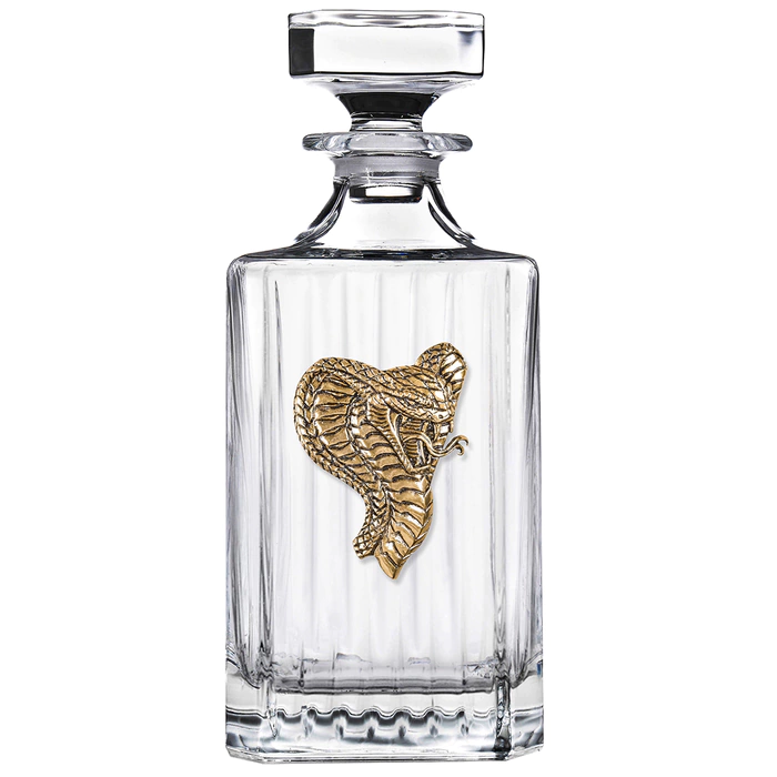 Set for whiskey "Cobra's Head. Timeless" for 4 people, in a box