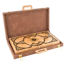 Нарды из карельской березы и янтаря "Арабские ночи" коллекции "Ориент" Нарды из карельской березы и янтаря "Арабские ночи" коллекции "Ориент"