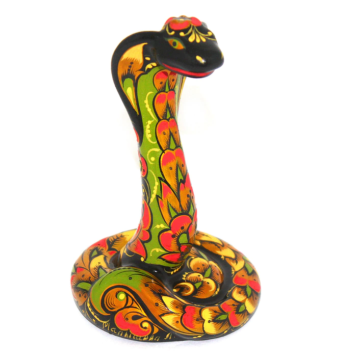 Porcelain figurine "Snake Cobra 3"