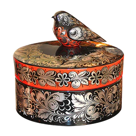 Box made of wood "Bullfinch"