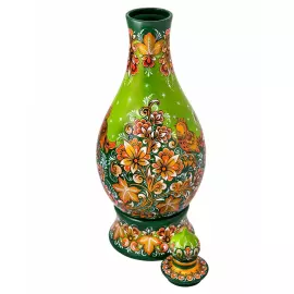 Набор для коньяка с музыкальным элементом, на 6 персон, хохлома