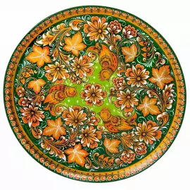 Набор для коньяка с музыкальным элементом, на 6 персон, хохлома