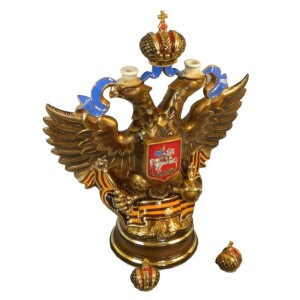Porcelain damask "Coat of Arms of Russia"