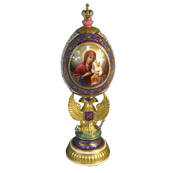 Egg "Sovereign" with a stand "Eagle"