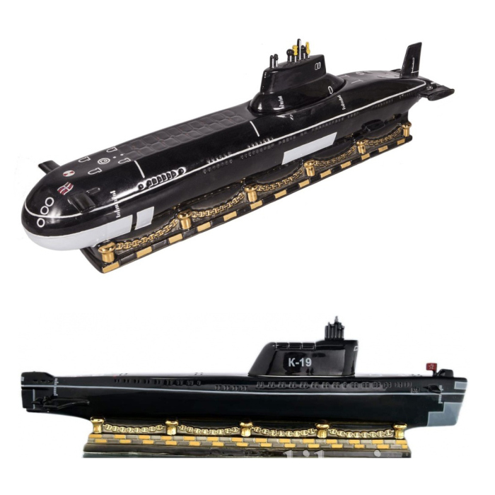 Vodka set: "Submarine K-19" bottle and "Submarine Shark" Bottle