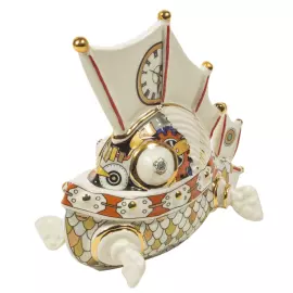 Набор скульптур из фарфора: "Рыба-Ерш", "Рыба-Парус" и "Рыба-Минутка"