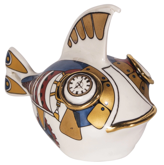 Set of porcelain sculptures: "Rufffish", "Sailfish" and "Minutefish"