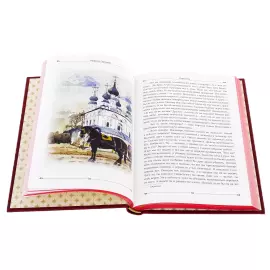 Подарочный набор "Новогодние рассказы" с книгой и панно, красный