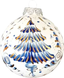 Подарочный набор "Новогодние рассказы" с книгой и 3-мя елочными шарами