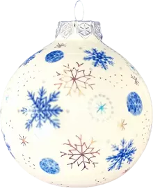 Подарочный набор "Новогодние рассказы" с книгой и 3-мя елочными шарами