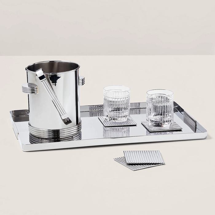 Thorpe ice bucket with tongs