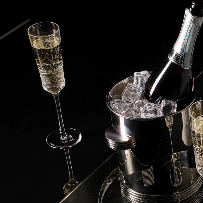 Thorpe ice bucket with tongs