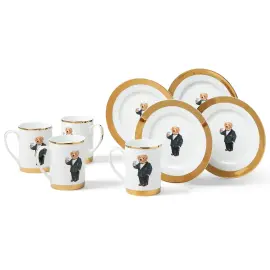 Чайный набор из фарфора "Thompson" на 4 персоны, 8 предметов