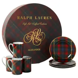 Чайный набор из фарфора "Alexander" на 4 персоны, 8 предметов