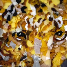 Нарды из карельской березы и янтаря "Леопард" коллекции "Легенды мира"