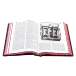 Leather-bound book "Law and Justice" by Koni