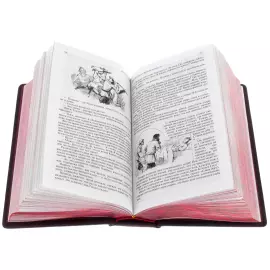 Книга в кожаном переплете  "Собрание сочинений" Марк Твен