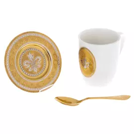 Tea set "Tudor" for 1 person, Zlatoust