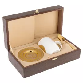 Tea set "Tudor" for 1 person, Zlatoust