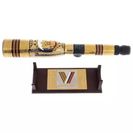 Подзорная труба "Герб РФ" на подставке, Златоуст