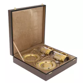 Чайный набор "Малахит" на 2 персоны, Златоуст