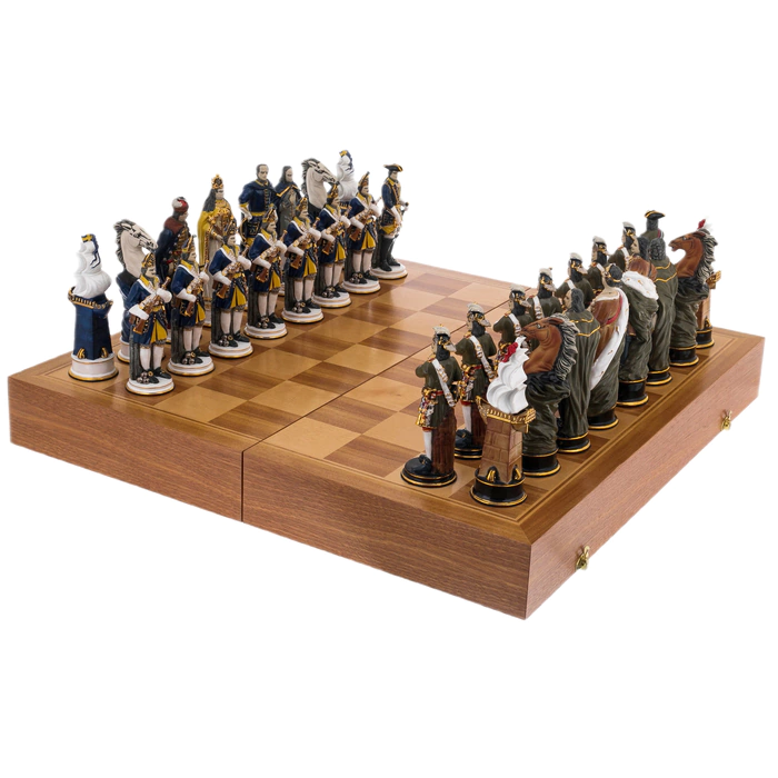 Porcelain chess set "Peter the Great"