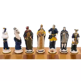 Porcelain chess set "Peter the Great"