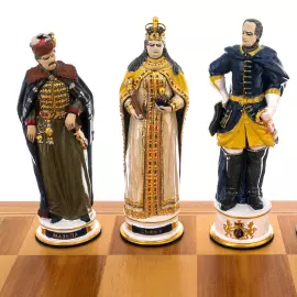 Porcelain chess set "Peter the Great"