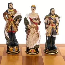 Porcelain chess set "Peter the Great"