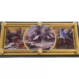 Набор кофейный "Зимнее утро" на 2 персоны, Златоуст