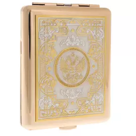 Портсигар "Герб РФ" Златоуст