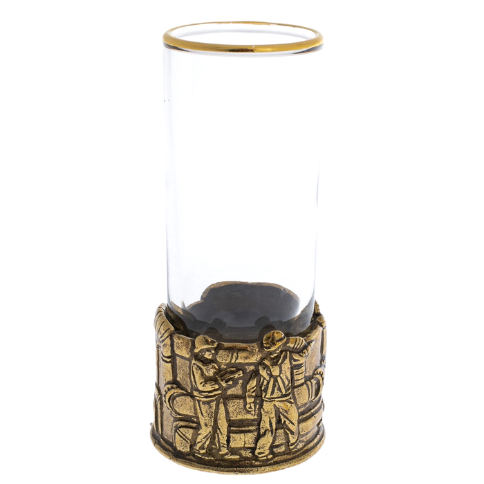 A set for vodka "Gazovik. Timeless" for 10 people, in a gift box