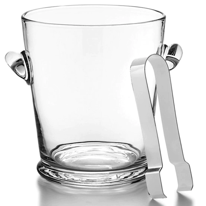 Ethan ice bucket with tweezers
