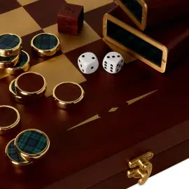 Нарды из красного дерева "Parkwood" Нарды из красного дерева "Parkwood"